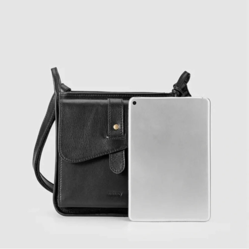 NWT, Minooy - Athena Unique Design Mini Crossbody Bag, Black, A20 - Picture 4 of 4